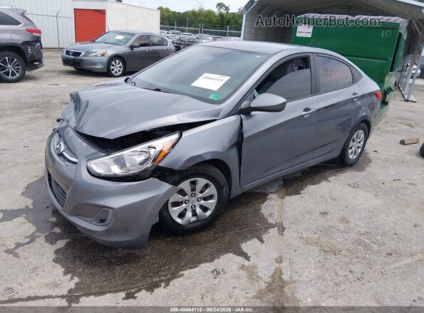 KMHCT4AE1HU182278 2017 HYUNDAI ACCENT Gray Front left