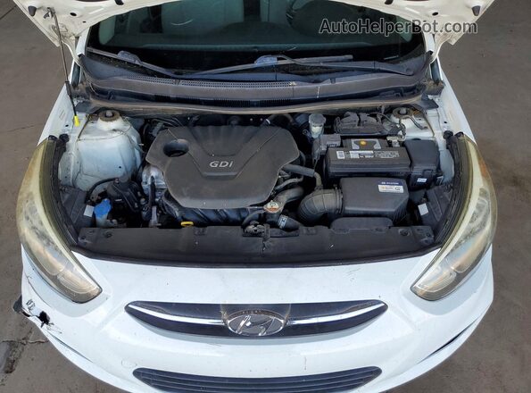 KMHCT4AE2GU000232 2016 HYUNDAI ACCENT White 