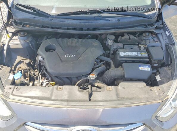 KMHCT4AE2GU070698 2016 HYUNDAI ACCENT Серый 