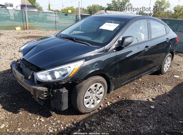 KMHCT4AE2GU119639 2016 HYUNDAI ACCENT Black Front left