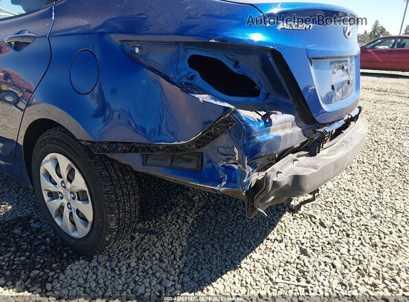 KMHCT4AE2GU119804 2016 HYUNDAI ACCENT Blue Rear interior view