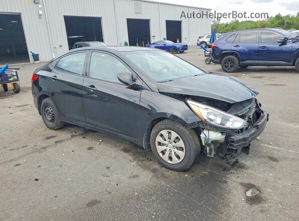 KMHCT4AE2GU161826 2016 HYUNDAI ACCENT Black წინა მარჯვენა