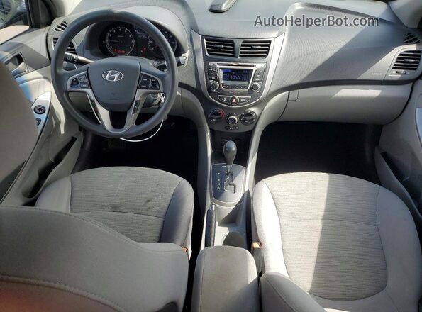 KMHCT4AE2GU161826 2016 HYUNDAI ACCENT Black წინა პანელის ხედი