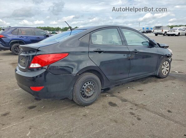 KMHCT4AE2GU161826 2016 HYUNDAI ACCENT Black უკანა მარჯვენა