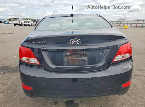 KMHCT4AE2GU161826 2016 HYUNDAI ACCENT Black უკანა ხედი