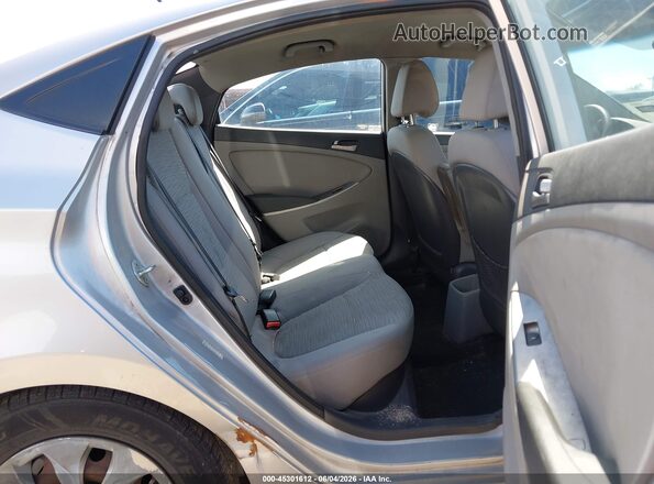 KMHCT4AE2GU961882 2016 HYUNDAI ACCENT Silver VIN კოდის სტიკერის ხედი