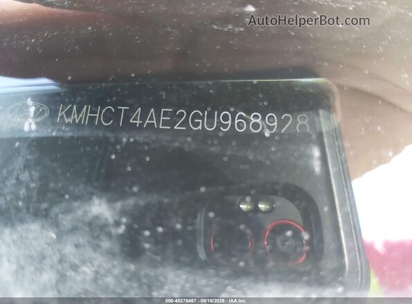 KMHCT4AE2GU968928 2016 HYUNDAI ACCENT Beige Շարժիչի բաժամունքի տեսք
