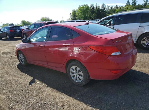KMHCT4AE2HU184430 2017 HYUNDAI ACCENT Red Rear left