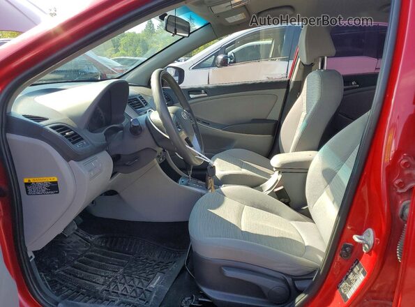 KMHCT4AE2HU184430 2017 HYUNDAI ACCENT Red Front interior view