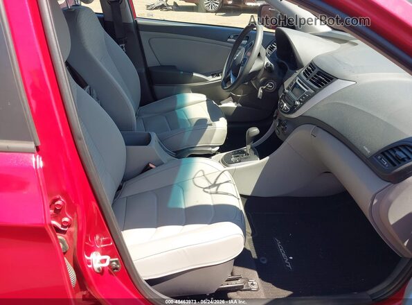 KMHCT4AE2HU277772 2017 HYUNDAI ACCENT Red Սալոնի դիմացի տեսք