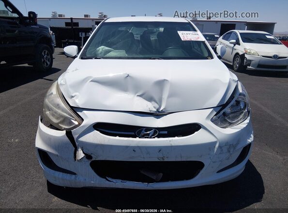KMHCT4AE2HU314691 2017 HYUNDAI ACCENT White ხელსაწყოთა პანელის ხედი