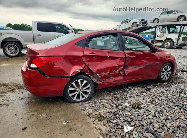 KMHCT4AE2HU374972 2017 HYUNDAI ACCENT Red Rear right