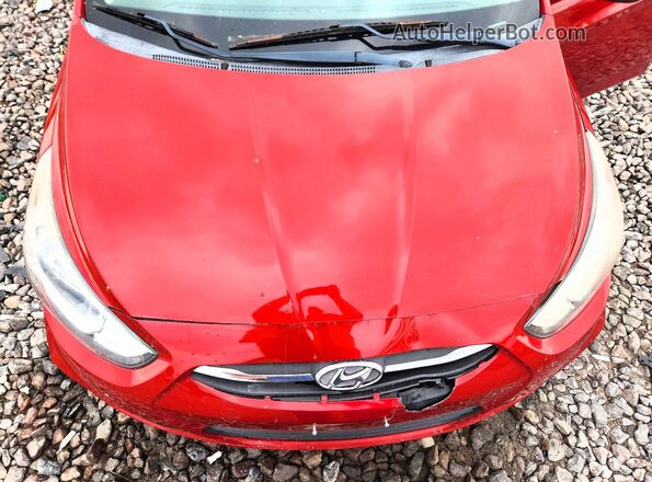 KMHCT4AE2HU374972 2017 HYUNDAI ACCENT Red Rear interior view