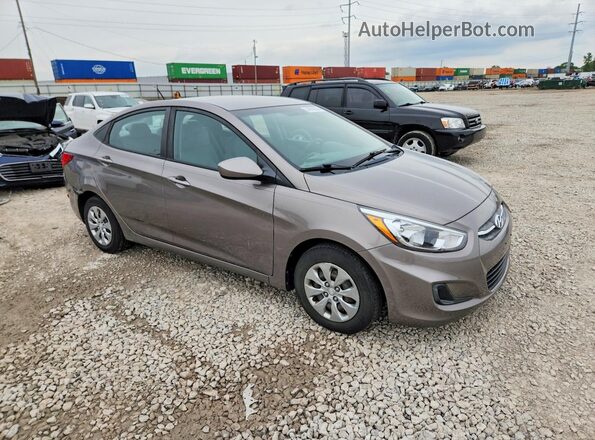 KMHCT4AE2HU393067 2017 HYUNDAI ACCENT Gray წინა მარჯვენა
