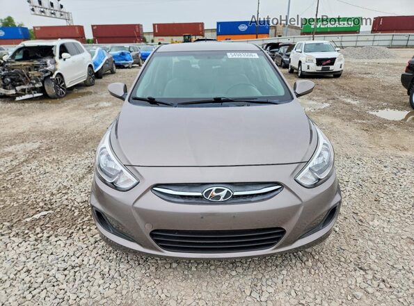 KMHCT4AE2HU393067 2017 HYUNDAI ACCENT Gray წინა ხედი