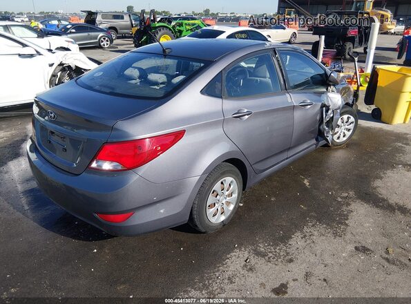 KMHCT4AE3GU017704 2016 HYUNDAI ACCENT Silver Rear right