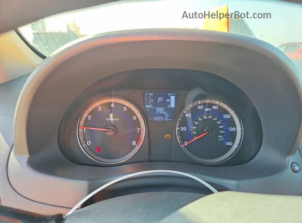 KMHCT4AE3GU096873 2016 HYUNDAI ACCENT Silver ხელსაწყოთა პანელის ხედი