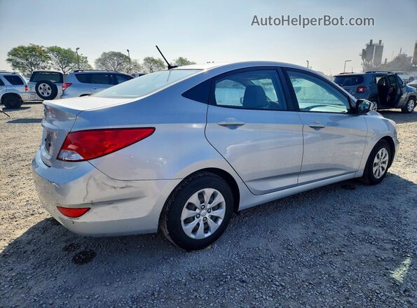KMHCT4AE3GU096873 2016 HYUNDAI ACCENT Silver უკანა მარჯვენა