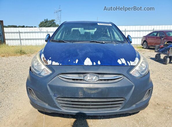 KMHCT4AE3GU105488 2016 HYUNDAI ACCENT Blue Դիմացի տեսք