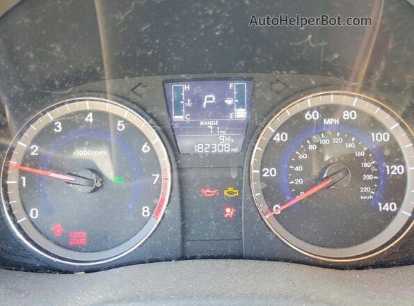 KMHCT4AE3GU105488 2016 HYUNDAI ACCENT Blue Սարքավորումների վահանակի տեսք