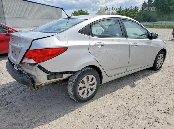 KMHCT4AE3GU122355 2016 HYUNDAI ACCENT Silver უკანა მარჯვენა