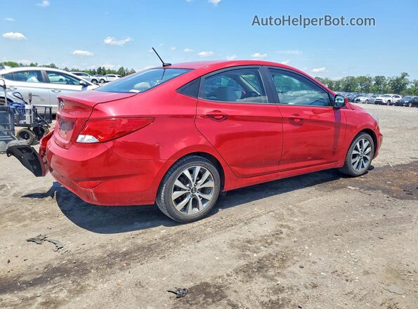 KMHCT4AE3HU255344 2017 HYUNDAI ACCENT Red Trasero derecho