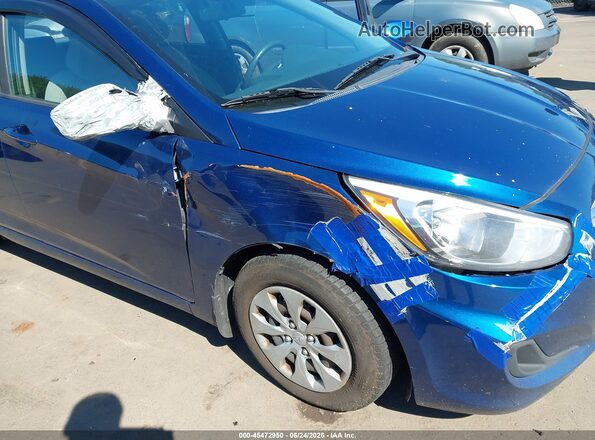 KMHCT4AE3HU291776 2017 HYUNDAI ACCENT Синий Вид спереди