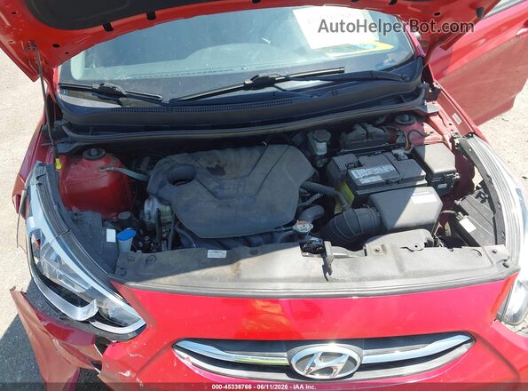 KMHCT4AE3HU337218 2017 HYUNDAI ACCENT Красный Вид сзади