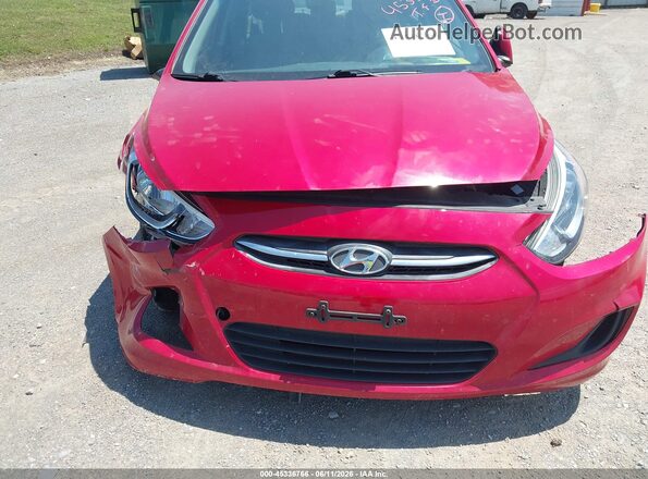 KMHCT4AE3HU337218 2017 HYUNDAI ACCENT Красный Вид спереди
