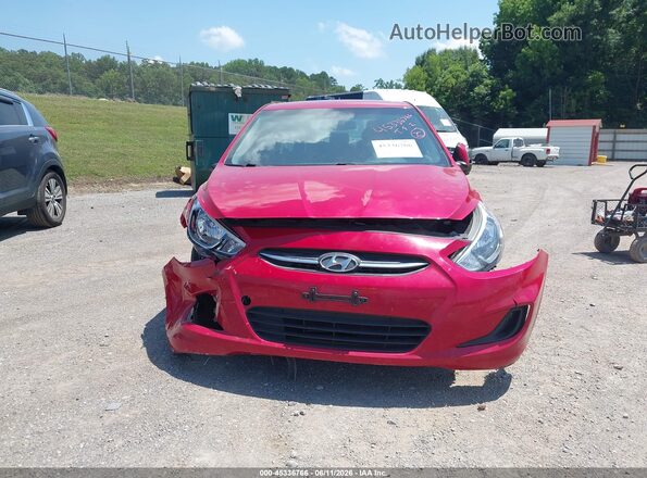 KMHCT4AE3HU337218 2017 HYUNDAI ACCENT Красный Вид щитка приборов