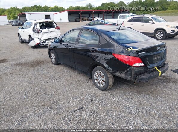 KMHCT4AE3HU375290 2017 HYUNDAI ACCENT Black Հետևի ձախ
