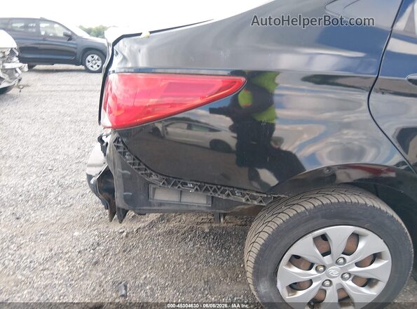 KMHCT4AE3HU375290 2017 HYUNDAI ACCENT Black Դիմացի տեսք