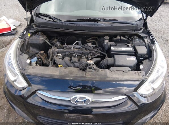 KMHCT4AE3HU375290 2017 HYUNDAI ACCENT Black Հետևի տեսք