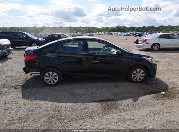 KMHCT4AE3HU375290 2017 HYUNDAI ACCENT Black Սալոնի հետևի տեսք
