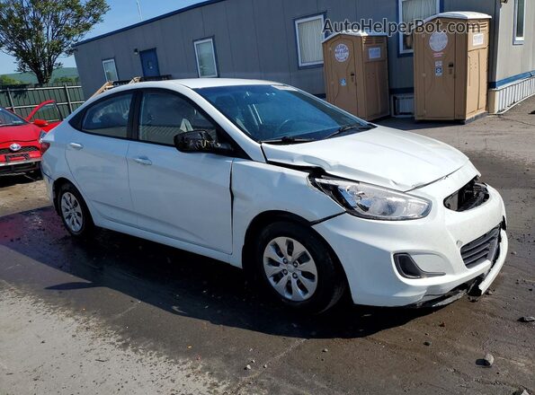 KMHCT4AE4GU049738 2016 HYUNDAI ACCENT White 