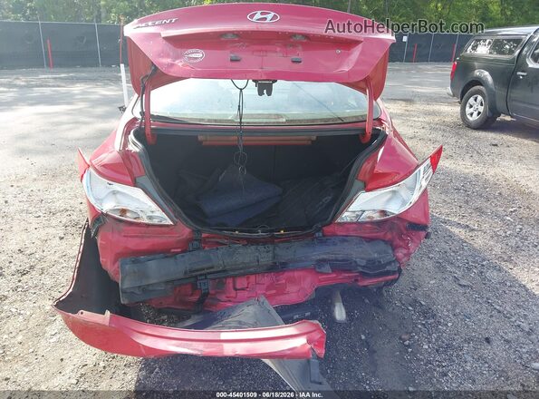 KMHCT4AE4GU093660 2016 HYUNDAI ACCENT Red წინა ხედი