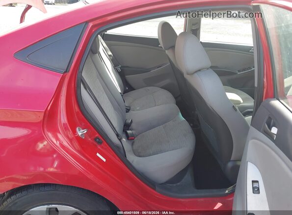 KMHCT4AE4GU093660 2016 HYUNDAI ACCENT Red VIN კოდის სტიკერის ხედი