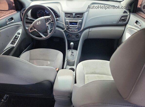 KMHCT4AE4GU973189 2016 HYUNDAI ACCENT Black Dashboard view