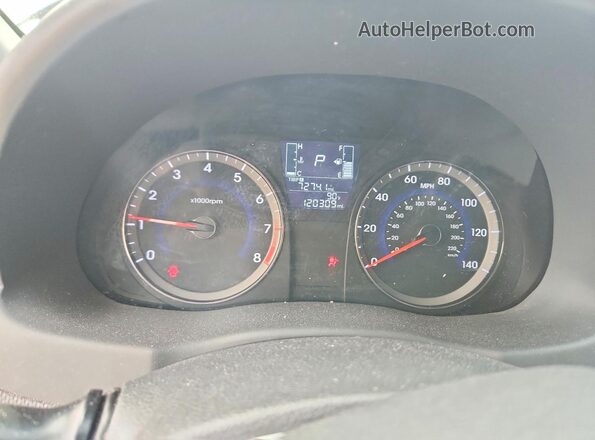 KMHCT4AE4GU973189 2016 HYUNDAI ACCENT Black Instrument cluster view