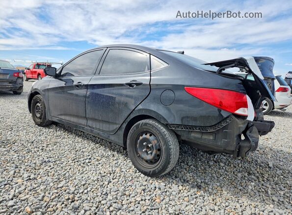 KMHCT4AE4GU973189 2016 HYUNDAI ACCENT Black Rear left