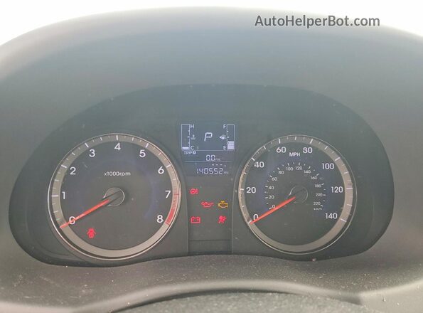 KMHCT4AE4GU977131 2016 HYUNDAI ACCENT White Vista del cuadro de instrumentos