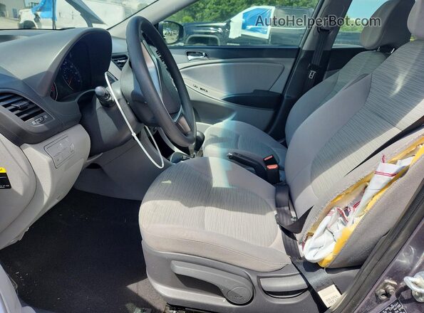 KMHCT4AE4GU990820 2016 HYUNDAI ACCENT Gray 