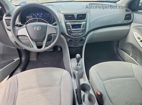 KMHCT4AE4GU990820 2016 HYUNDAI ACCENT Gray 