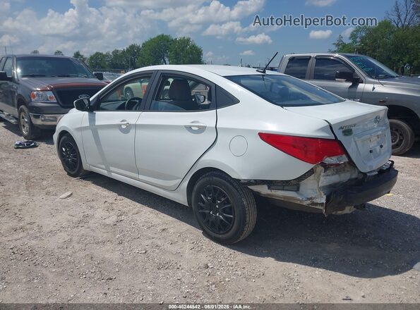 KMHCT4AE4HU201390 2017 HYUNDAI ACCENT White Trasero izquierdo