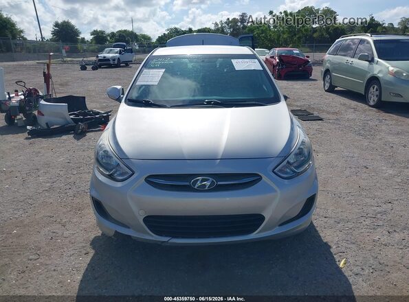 KMHCT4AE4HU320623 2017 HYUNDAI ACCENT Silver Вид щитка приладів