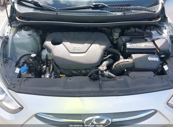 KMHCT4AE4HU320623 2017 HYUNDAI ACCENT Silver Вид ззаду