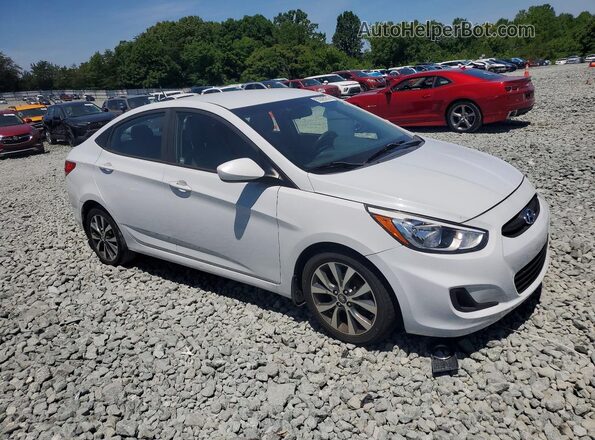 KMHCT4AE4HU359714 2017 HYUNDAI ACCENT White Передня права чверть