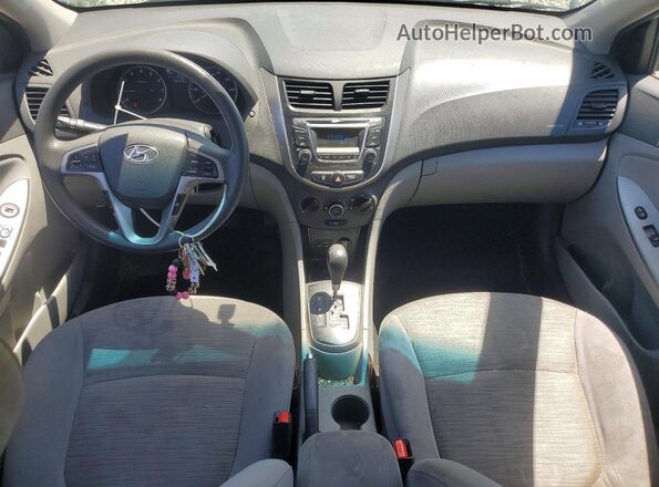 KMHCT4AE4HU359714 2017 HYUNDAI ACCENT White Вид панелі приладів