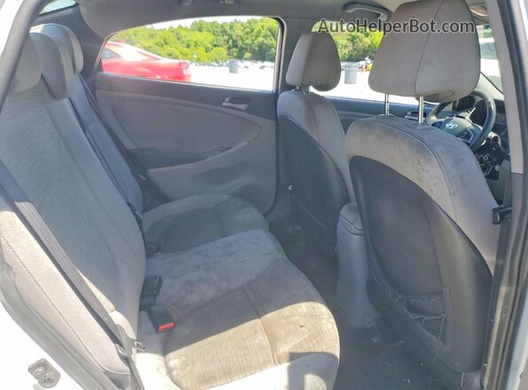 KMHCT4AE4HU359714 2017 HYUNDAI ACCENT White Вид задніх сидінь