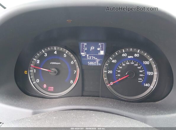 KMHCT4AE4HU362452 2017 HYUNDAI ACCENT White Հետևի նստատեղերի տեսք